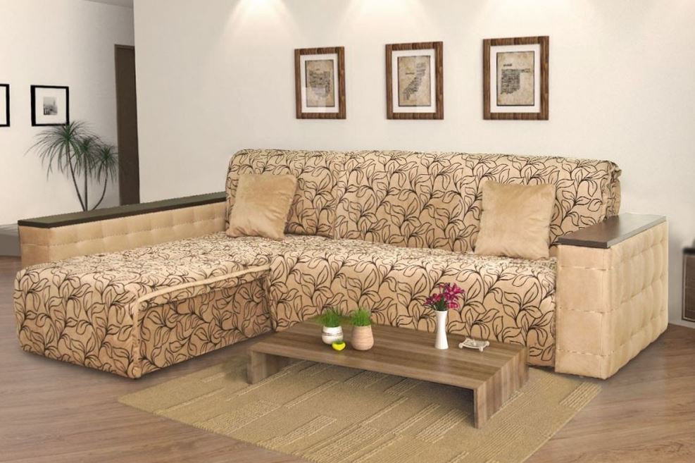 Угловой диван Модерн NEW - спальное место 120+70 см
