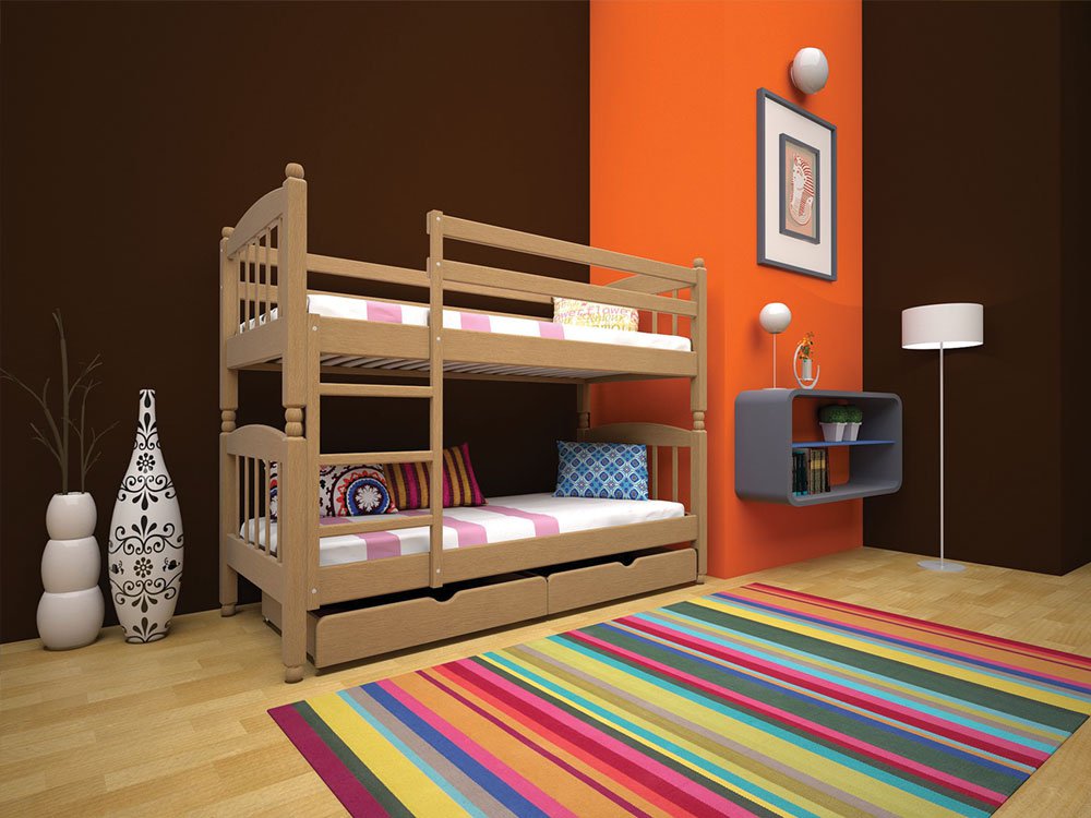 Детские двухъярусные кровати
